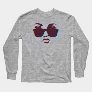 3D Glasses Long Sleeve T-Shirt